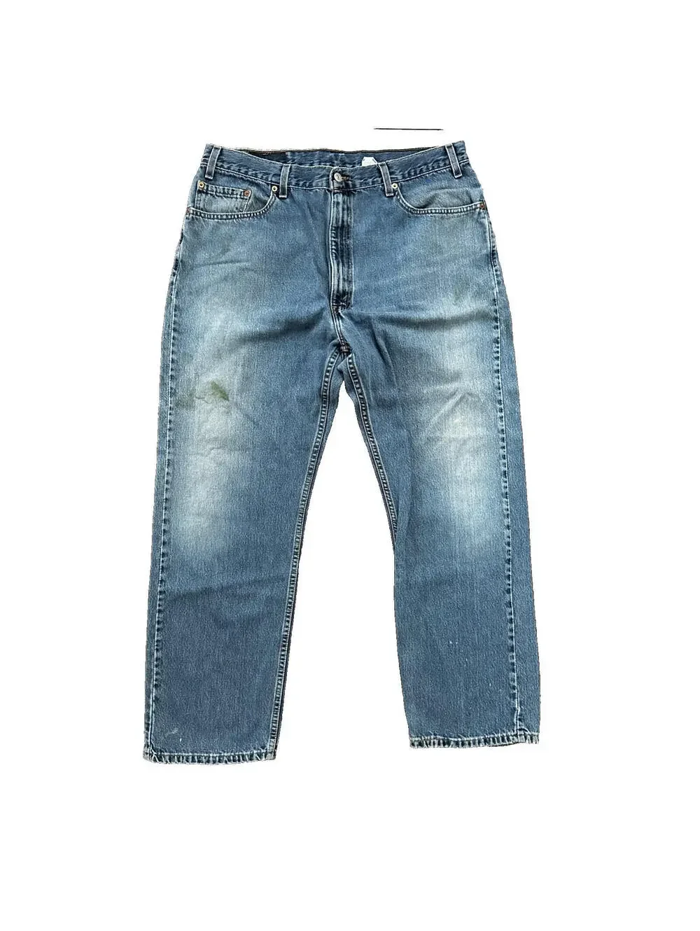 Levis 505 Vintage 90s Straight Leg XX USA Jeans 40x30 Med Wash Act 36x29